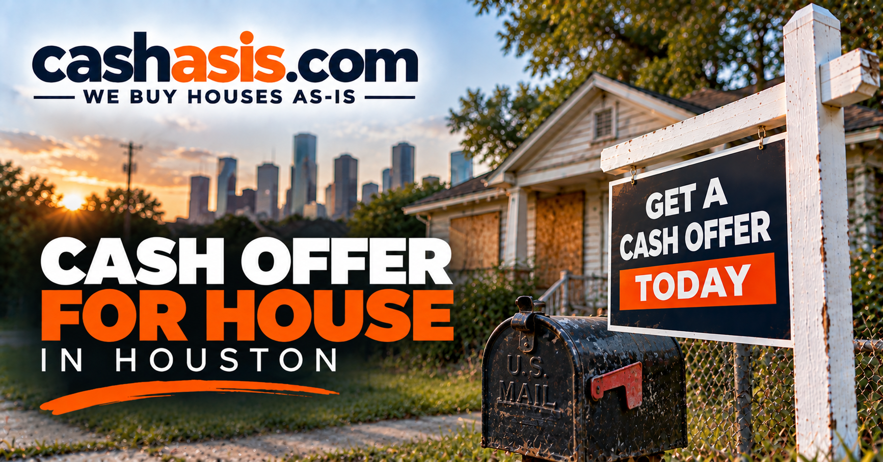 Get a cash offer for a Houston house from CashAsIs